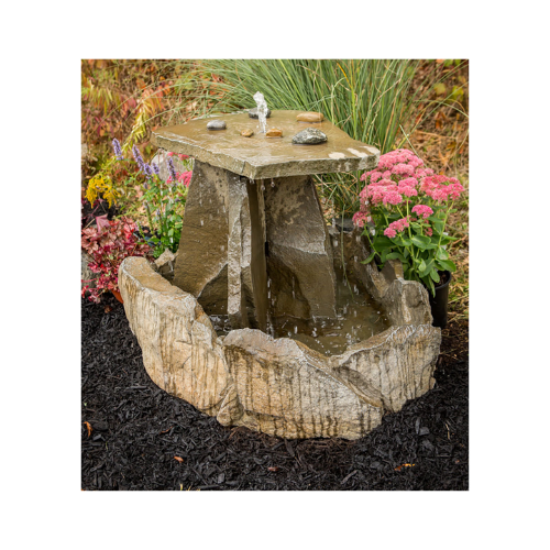 Concrete Flat Rock Fountain