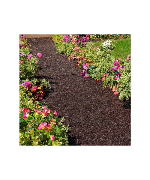 6" Permanent Mulch Recycled Rubber Pathway