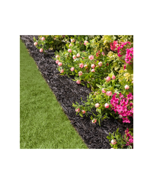 Permanent Mulch Recycled Rubber Border