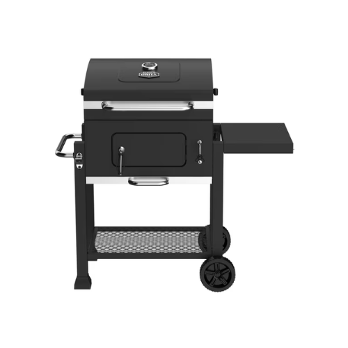 Expert Grill Charcoal Grill, 24 Inch Heavy Duty Charcoal Grill with Wheels, Black